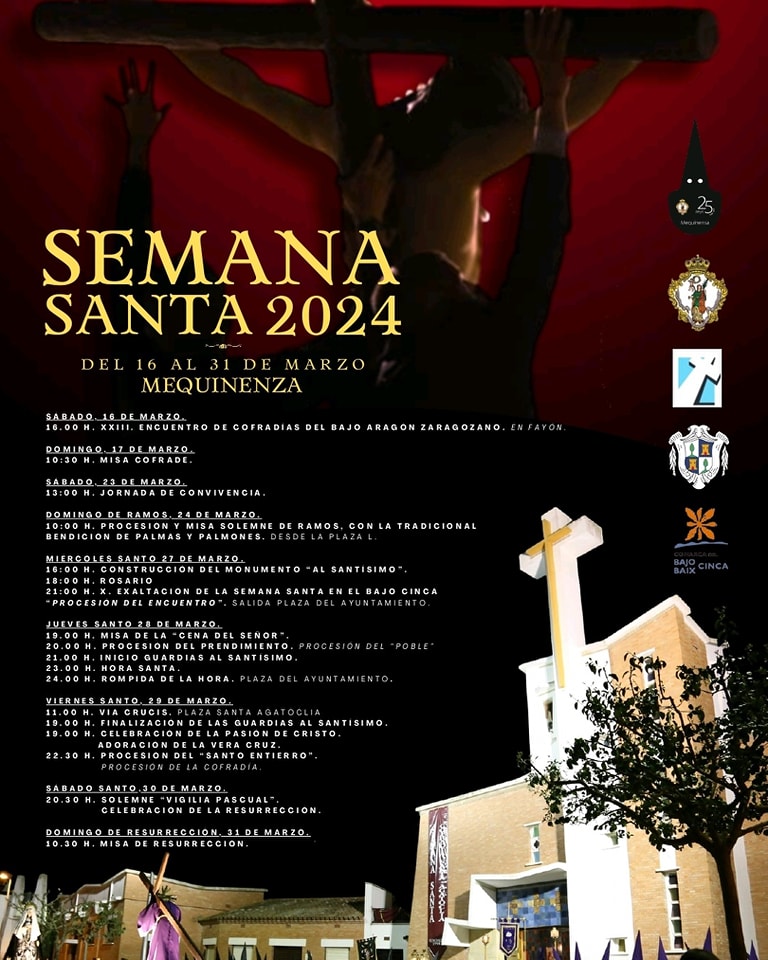 Semana Santa en Mequinenza 2024 Mequinenza